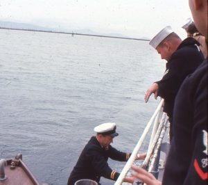 Ron's journey entering Otago Harbor and mooring at Dunedin's Victoria Wharf