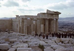 Scenic view of Piraeus, Greece, the seaport of Athens.