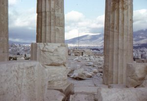 Scenic view of Piraeus, Greece, the seaport of Athens.