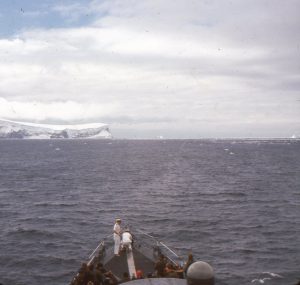 Ron's photo journey crossing the Antarctic Circle at Picket Station.