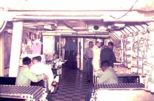 USS Calcaterra mess decks