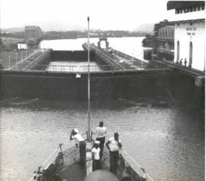 MiraFlores Locks, Panama Canal, USS Calcaterra