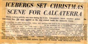Ed Lynch, GM-3 served aboard USS Calcaterra during Deep Freeze 1965-66.