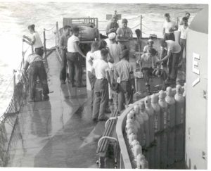 Ed Lynch, GM-3 served aboard USS Calcaterra during Deep Freeze 1965-66.