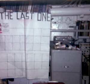 Ron Haggard served as an ETR-SN aboard USS Calcaterra during the Deep Freeze 1965-66 deployment