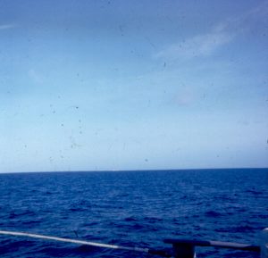 Ron Haggard served as an ETR-SN aboard USS Calcaterra during the Deep Freeze 1965-66 deployment
