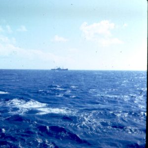 Ron Haggard served as an ETR-SN aboard USS Calcaterra during the Deep Freeze 1965-66 deployment
