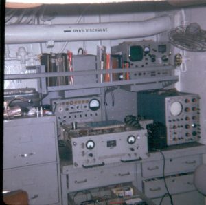 Ron Haggard served as an ETR-SN aboard USS Calcaterra during the Deep Freeze 1965-66 deployment