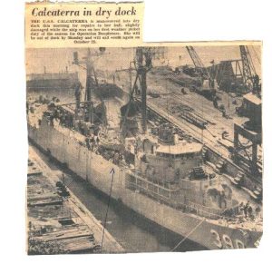 USS Calcaterra during Deep Freeze