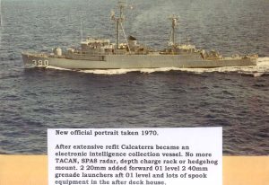 USS Calcaterra history