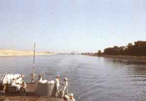US sailors participating in the Crossing the Equator Ceremony near Fremantle, Perth.