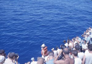 US sailors participating in the Crossing the Equator Ceremony near Fremantle, Perth.
