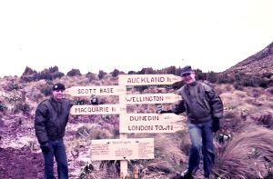 The famous sign at Campbell Island