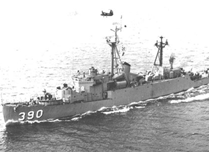 USS Calcaterra history