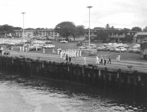 Arriving Pearl Harbor
