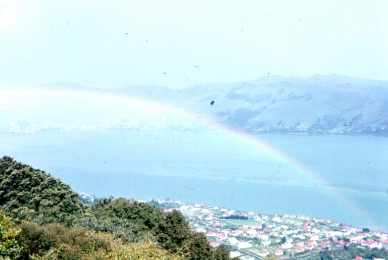 Rainbow over Dunedin