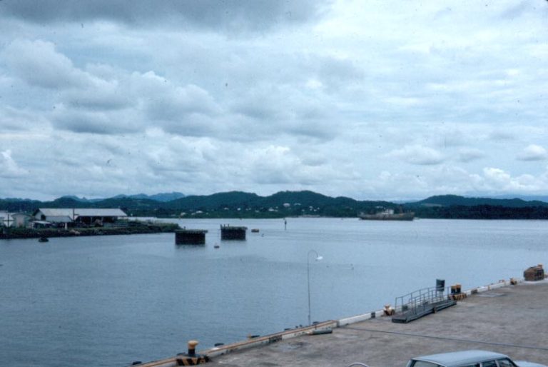 East end of Panama Canal
