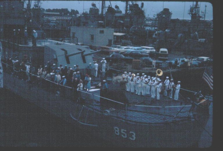 USS Thomas J Gary departing Newport Rhode Island