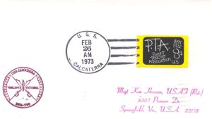 USS Calcaterra history