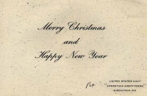 Christmas card inside