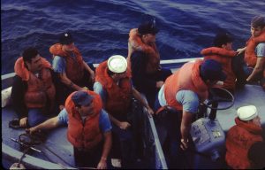 Escort Ops Crew Transfer to the USS Odax