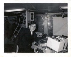 Gene Spinelli sitting at the SPA