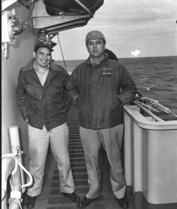 Lt Pete Schoenberg and Lcdr Charles Willis