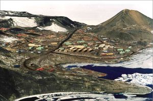Aerial view of McMurdo Station