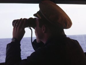 Mr Stevenson on the bridge detail
