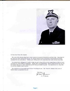 Ron Haggard served as an ETR