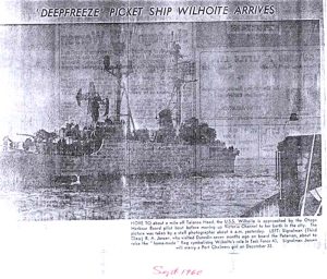 USS Wilhoite at Taiaroa Head
