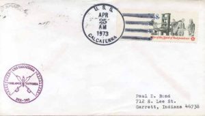 USS Calcaterra history