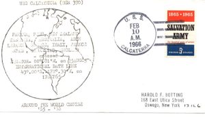 USS Calcaterra history