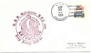 USS Calcaterra history