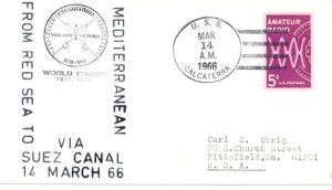 USS Calcaterra history