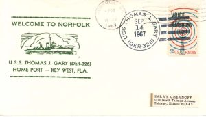USS Thomas J Gary history