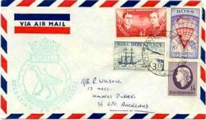 via air mail onboard post office