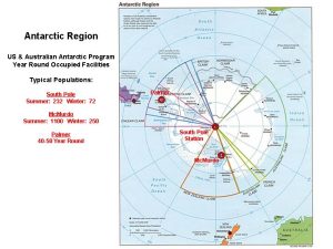 US and Australian Antarctic bases