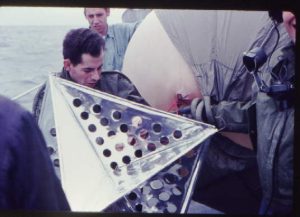 Callewyn and Phillips launching weather balloon