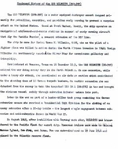 USS Wilhoite DER History page
