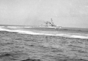 USS Philips pulling away from Wilhoite