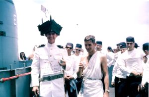USS Calcaterra Crossing the Equator